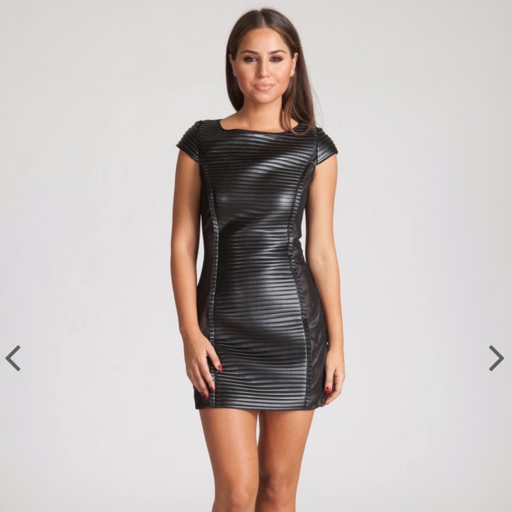Jay Godfrey leather dress